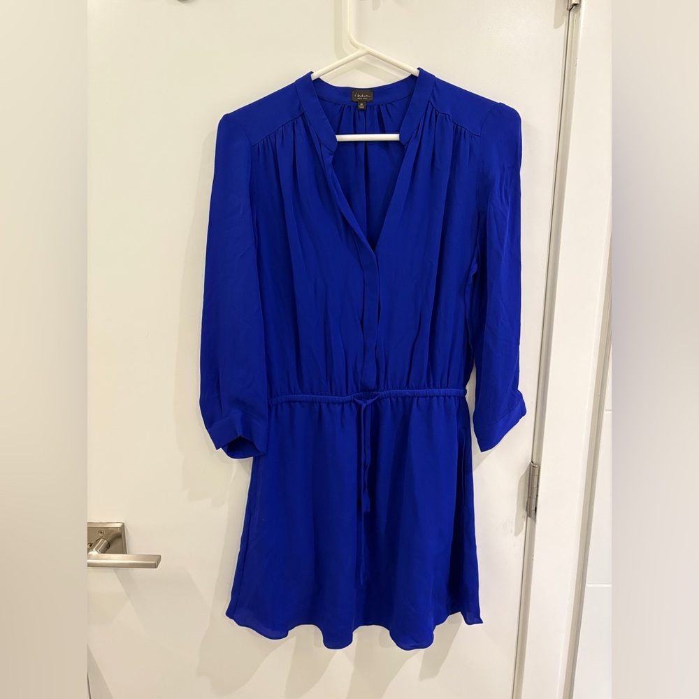 Babaton Silk  Bennet Dress in blue Size XS